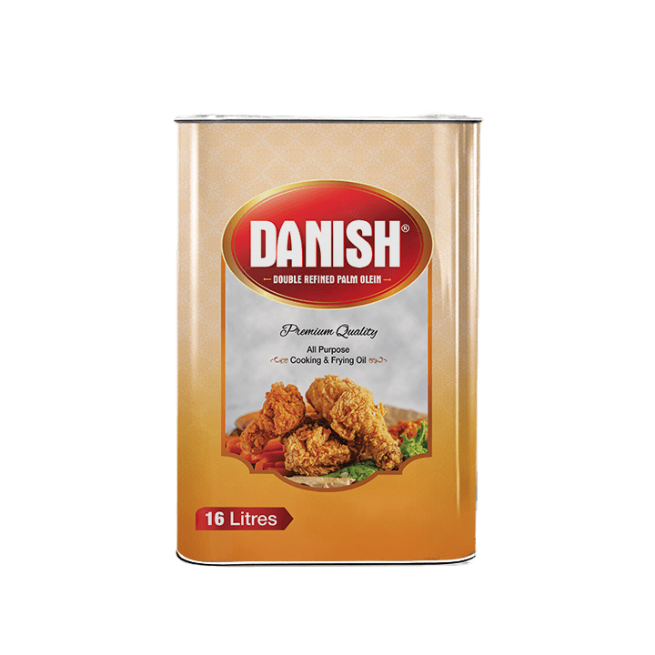 Danish Double Refined Palm Olein 16 kg tin